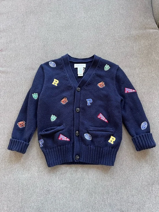 Ralph Lauren Varsity Inspired Cardigan - Picture 1 of 7